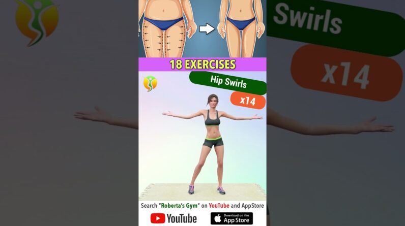 Reduce #legfat with 2 Sets of 18 #exercises for #thighs , #hips and #calves @RobertasGym