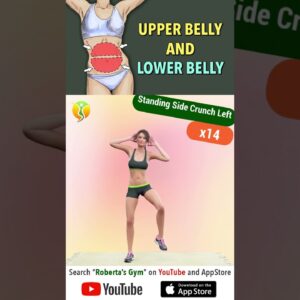 Lose #Upper Belly and #lowerbellyfat with 3 Sets of 10 #TargetedExercises⁨@RobertasGym#homeworkout