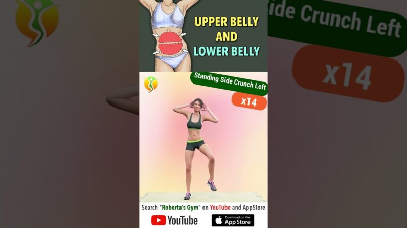Lose #Upper Belly and #lowerbellyfat with 3 Sets of 10 #TargetedExercises⁨@RobertasGym#homeworkout