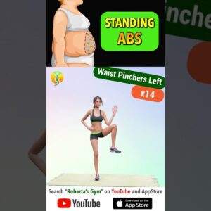 30-Min #standingabsworkout – #burnfat , #StrengthenAbs  ⁨@RobertasGym #homeworkout #weightloss