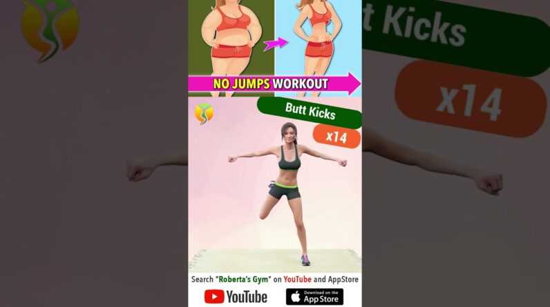 Half-an-Hour #easyweightloss #workout : Ditch the jumps!  ⁨@RobertasGym  #homeworkout #weightloss