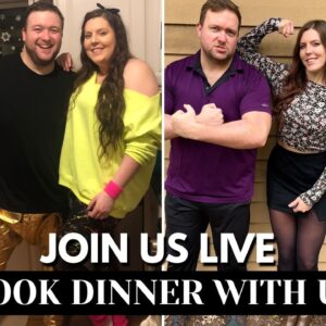 COOK WITH US LIVE- Q&A with a Live Cooking Demo Making Healthy Spaghetti & Meatballs