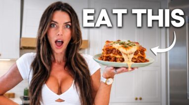 EXACTLY What I’d Eat to Lose 10 lbs Before the Holidays (simple & realistic)