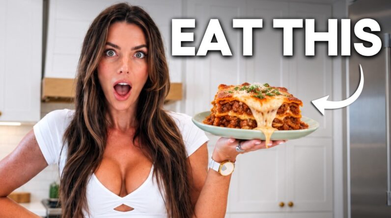 EXACTLY What I’d Eat to Lose 10 lbs Before the Holidays (simple & realistic)