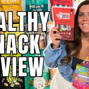 Healthy Snack Review | Trying New Healthy Low Point Foods | WeightWatchers Points, Calories & Macros