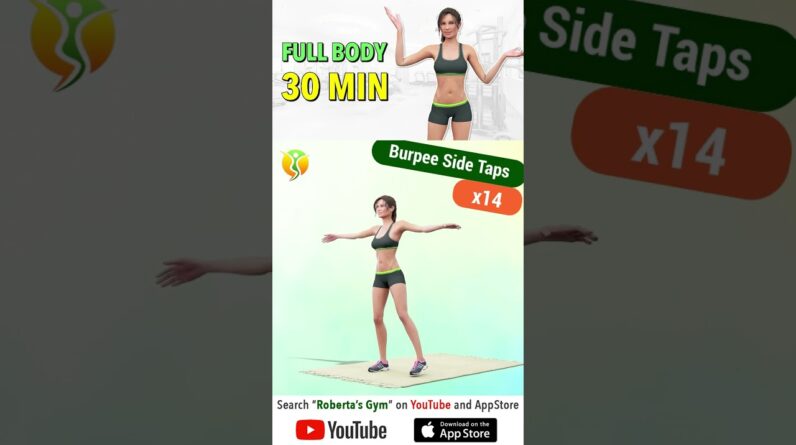 30-Min #fullbodyworkout You Can Do Every Day for #weightloss @RobertasGym #homeworkout #weightloss