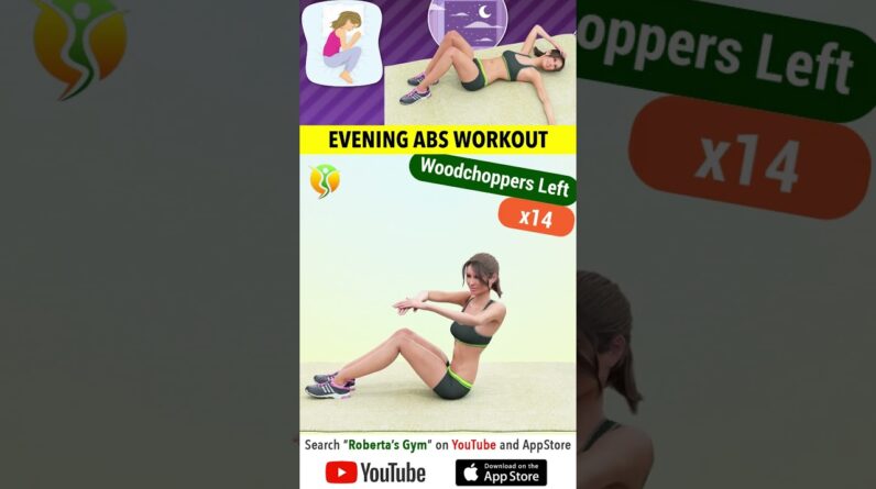 Get #PerfectAbs with These Slow MAT #exercises for Evenings @RobertasGym#homeworkout #weightloss