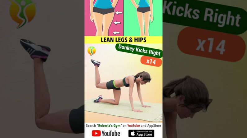 Max #lowerbodyworkout - 20 Minutes of #exercises for #leanlegs & #hips @RobertasGym  #homeworkout