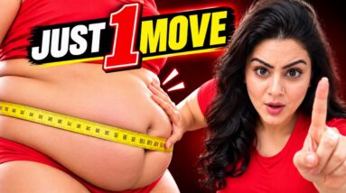 Too Tired? Just 1 Simple Move! Belly Fat Gone (No Crunches)