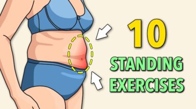 Top 10 Standing Abs for a Flat Belly and Small Waist