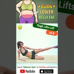 Burn #lowerbellyfat with This 20-Minute #TargetedWorkout  @RobertasGym  #homeworkout #weightloss