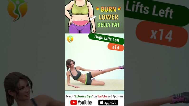 Burn #lowerbellyfat with This 20-Minute #TargetedWorkout  @RobertasGym  #homeworkout #weightloss